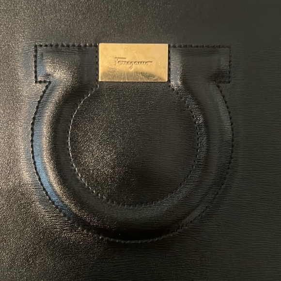 Salvatore Ferragamo Gancini Wristlet Clutch - Picture 3 of 9